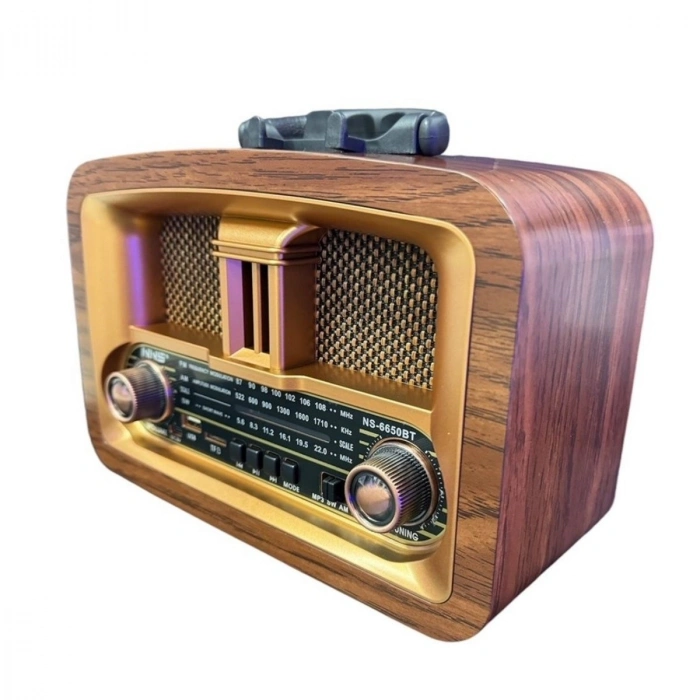 Taşınabilir Klasik AM/FM/SW  Retro Ev Radyo USB ile Şarj Olabilen Retro Radyo (5263)