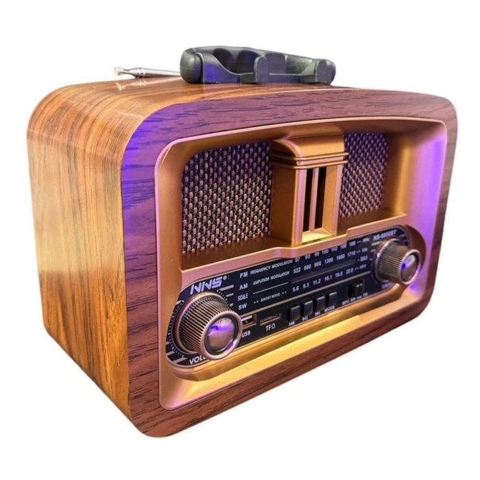 Taşınabilir Klasik AM/FM/SW  Retro Ev Radyo USB ile Şarj Olabilen Retro Radyo (5263)