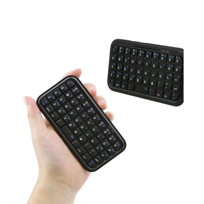 Taşınabilir Mini Bluetooth Klavye Şarjlı Kablosuz Klavye