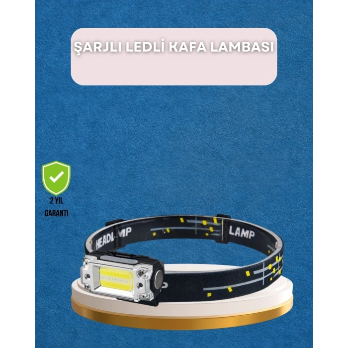 Taşınabilir Şarjlı Led Fener Xpe95lm Cob120lm Manyetik Gövde