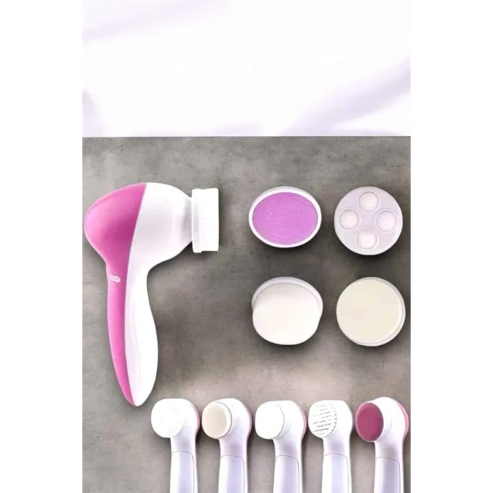 Taşınabilir Yüz Temizleme Cihazı Masaj, Peeling, Temizlik 5 Başlıklı
