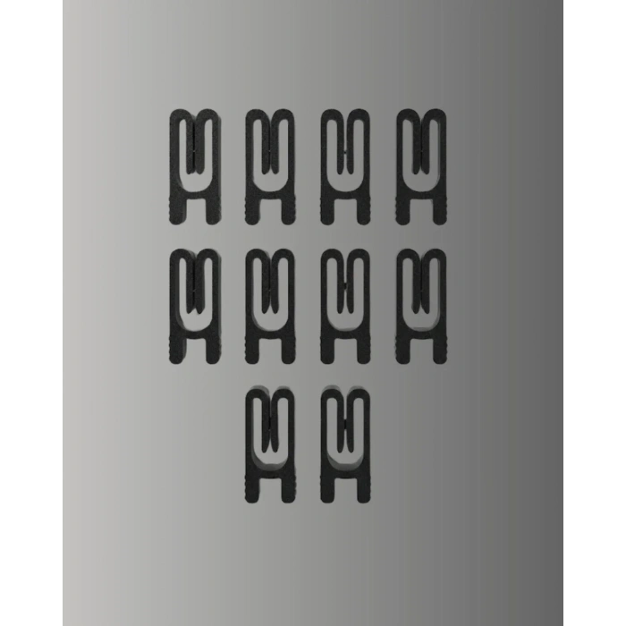 Tekrar Kullanılabilir Poşet Mandalı Siyah 10 Adet