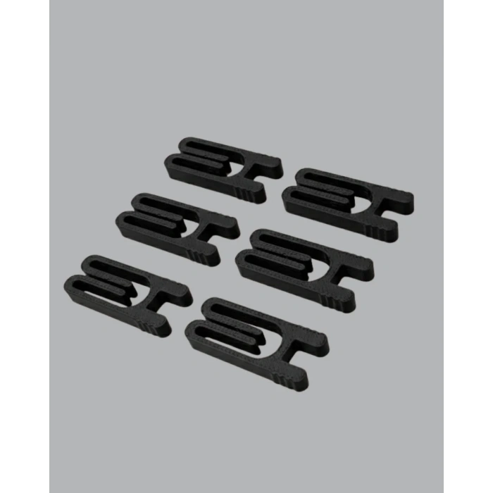 Tekrar Kullanılabilir Poşet Mandalı Siyah 6’lı Set