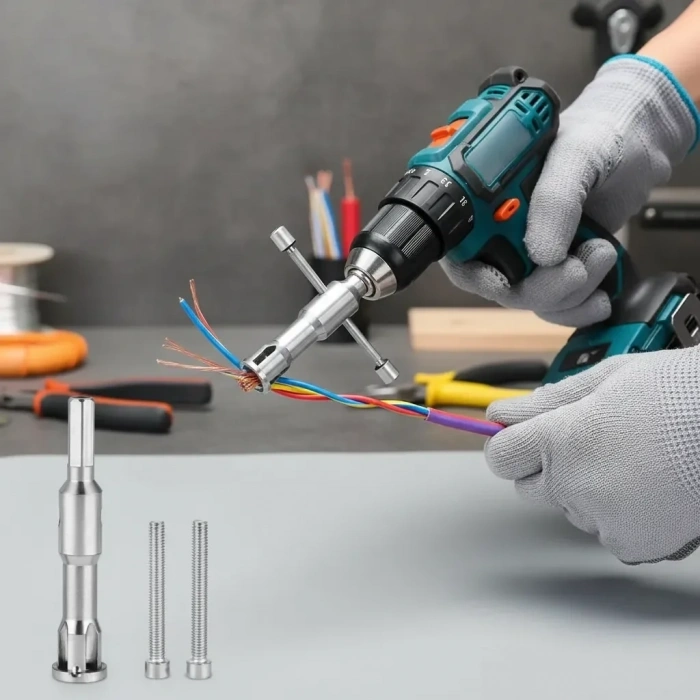 Tel Kablo Soyma Sarma Sıyırma Birleştirme Aparatı El Matkabı Uyumlu