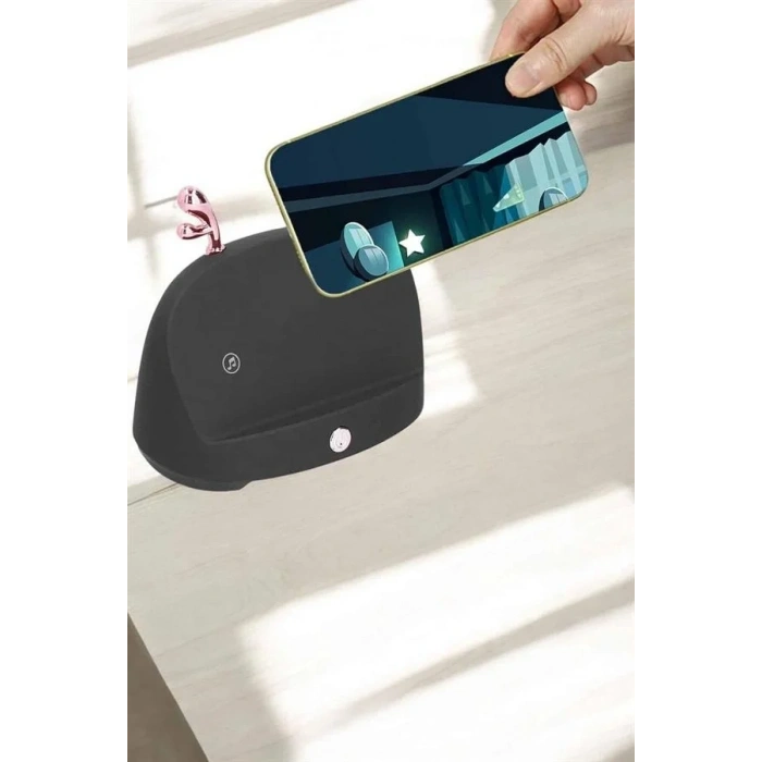 Telefon Tutuculu Akıllı Hoparlör Yüksek Ses Kaliteli Hoparlör