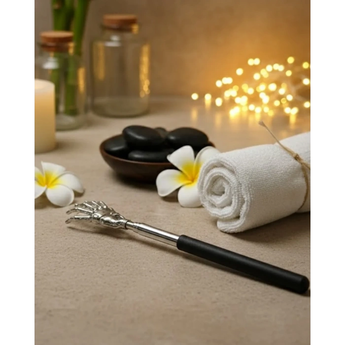 Teleskopik Sırt Kaşıma Aleti Ayarlanabilir Uzunluk Ve Ergonomik Tasarım