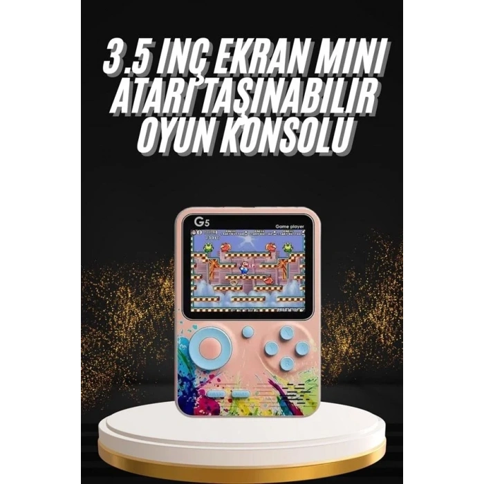 Televizyona Bağlanan Çift Joystick Taşınabilir Klasik Retro Oyunlu