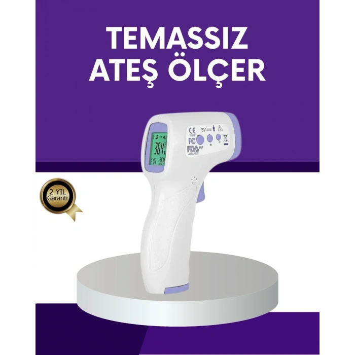 Temassız Ateş Ölçer Dijital Kızılötesi Termometre Hızlı Ölçüm