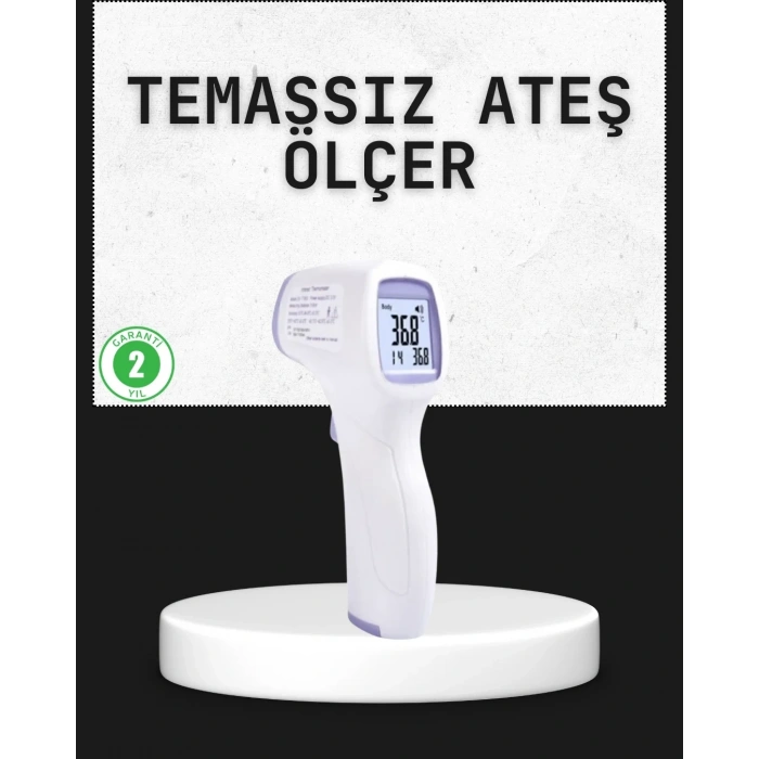 Temassız Termometre Hızlı Ölçüm Güvenli Dijital Ateş Ölçer