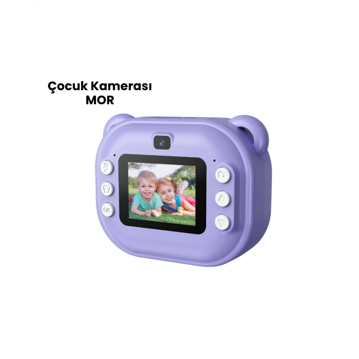 Termal Baskı Özellikli Mini Kamera Mor