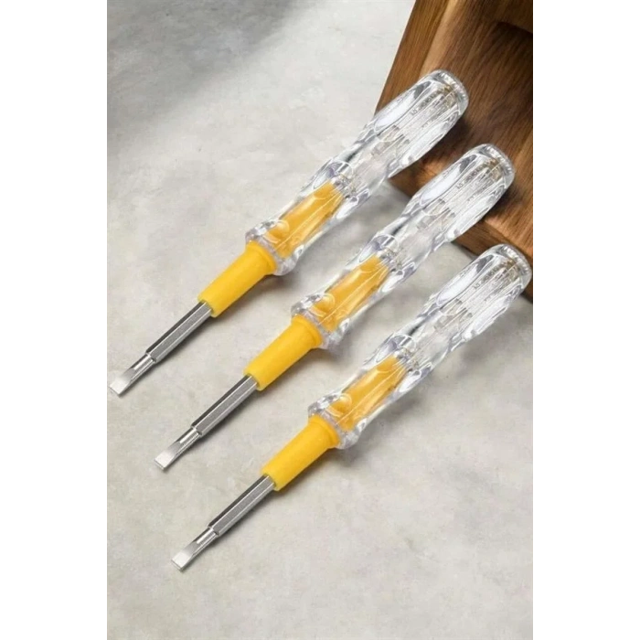 Test Cihazı Kontrol Kalemi Çift Başlıklı Şeffaf Elektrik Testi