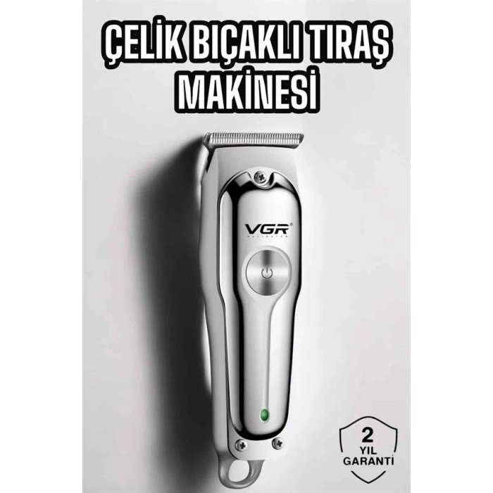 Tıraş Makinesi Profesyonel Tasarım Paslanmaz Çelik Bıçaklı