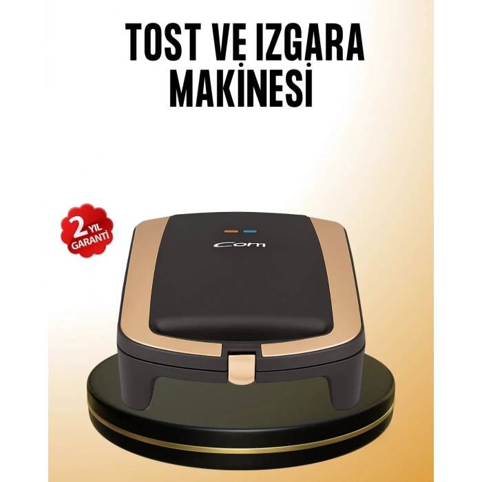 Tost Makinesi Hızlı Pişirme Teknolojisi 1500 Watt