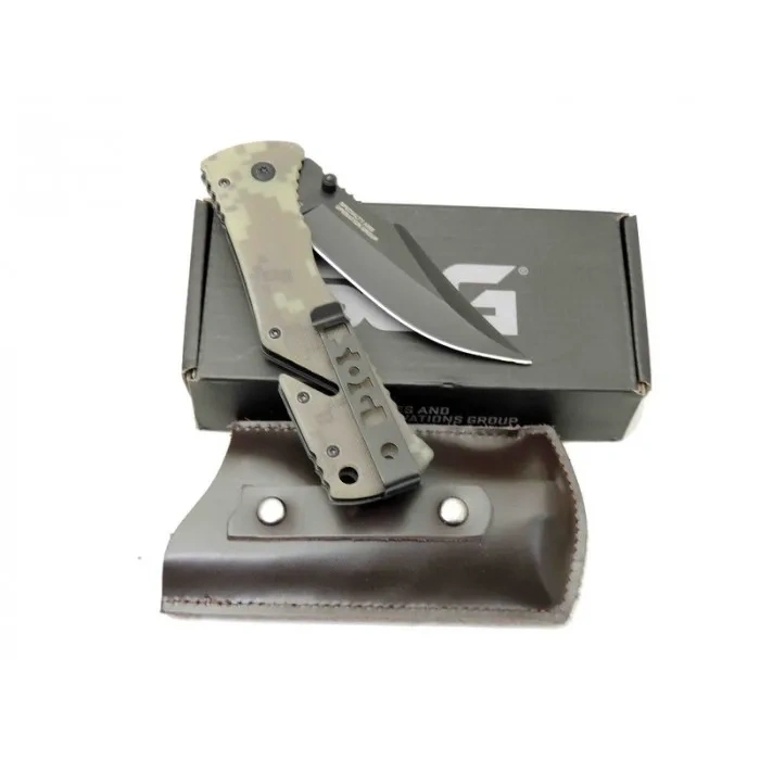 Trident Çakı 21,5 Cm Deri Kılıflı , Kemerlikli