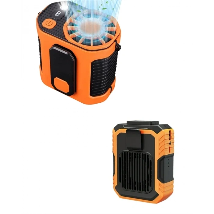 Turbo Mini Fan – Dijital Ekranlı, Sessiz & Şarjlı Serinlik!