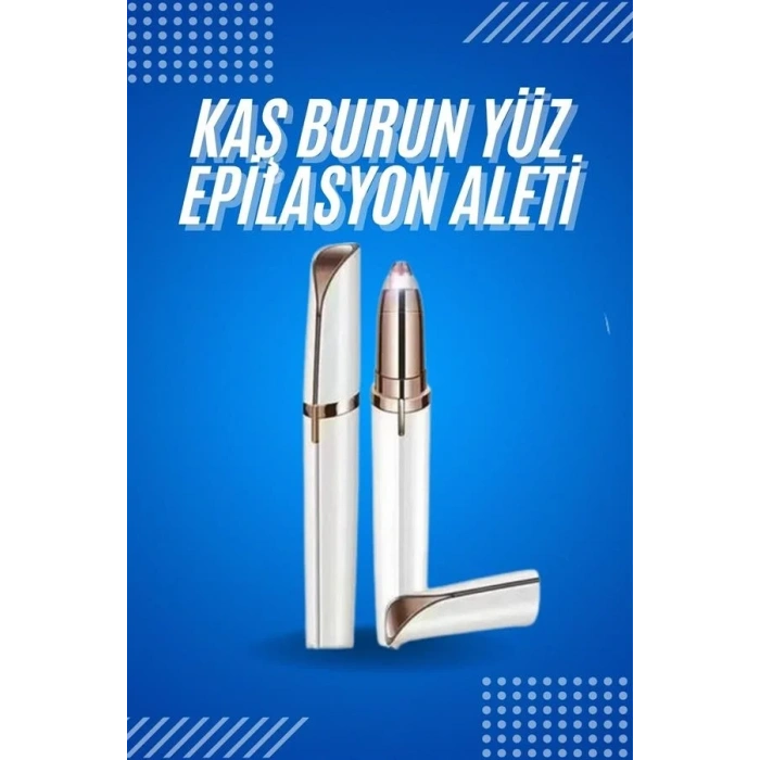 Tüy Kıl Alma Kaş Bıyık Unisex Yüz Bakım Epilasyon Aleti Pilli