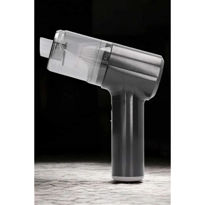 Üflemeli Güçlü Vakumlu Ev Ofis Araç Süpürgesi El Süpürgesi Şarjlı