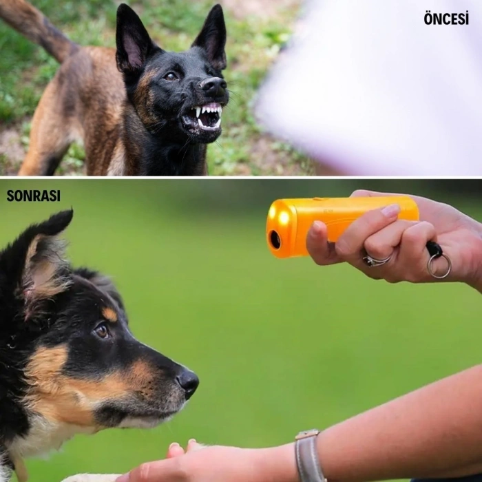 Ultrasonik Köpeksavar Köpek Kovucu Köpek Kornası Eğitim Cihazı (5263)