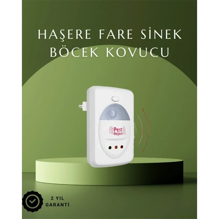 Ultrasonik Ses Dalgalarıyla Kimyasalsız Fare Ve Böcek Kovucu Cihaz