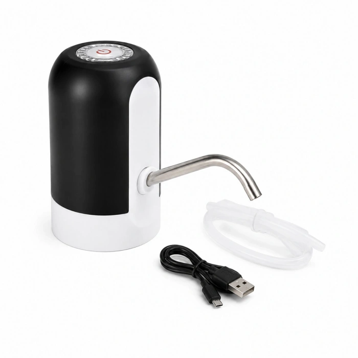 USB ŞARJLI - OTOMATİK DAMACANA SU POMPASI 4W - 800mAH İ11-071 (5263)