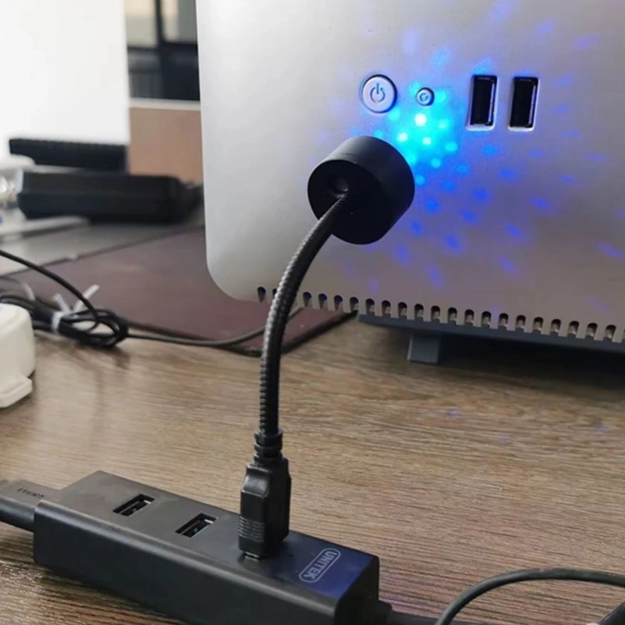 USB Sese Duyarlı 8 Farklı Mod Işıklı LED Atmosfer Işığı – Ambiyans Aydınlatması (5263)