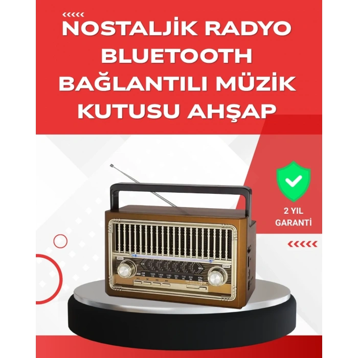 Usb Ve Hafıza Kart Girişli Radyo Hoparlör