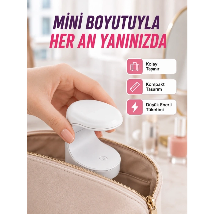 Uv Ve Led Jel Kurutmaya Uygun – Çift Dalga Boylu Mini Kurutucu Yeni Nesil