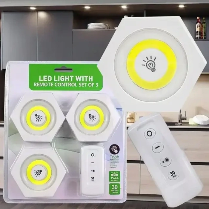 Uzaktan Kumandalı Led Işık Altı Gen [3'lü Set] (5263)