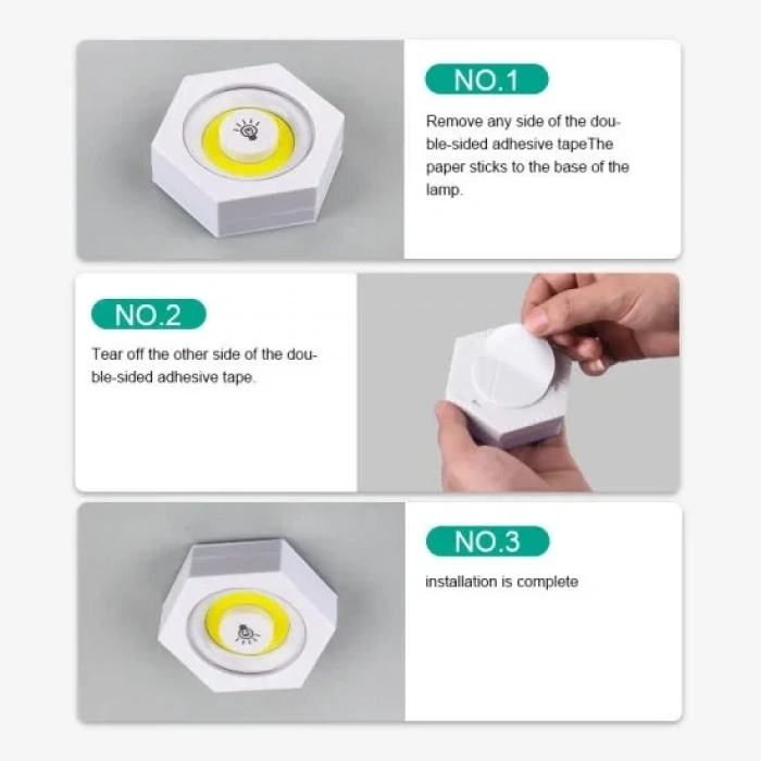 Uzaktan Kumandalı Led Işık Altı Gen [3'lü Set] (5263)