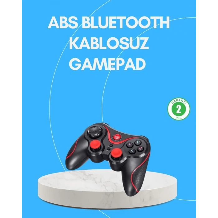 Uzun Pil Ömürlü Kablosuz Oyun Kumandası Pc Telefon Tablet İçin