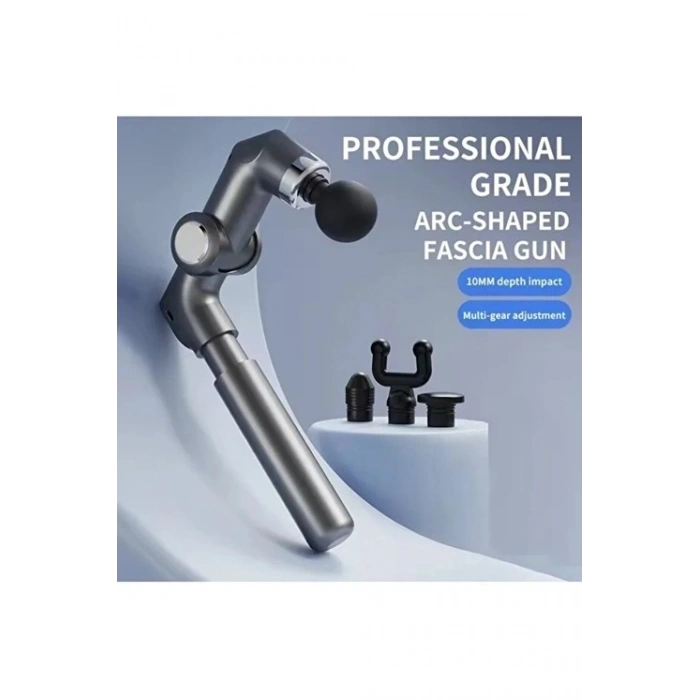 Uzun Saplı Masaj Sı Derin Doku Kas Masaj Aleti 6 Başlıklı Şarjlı Profesyonel 6 Kademe