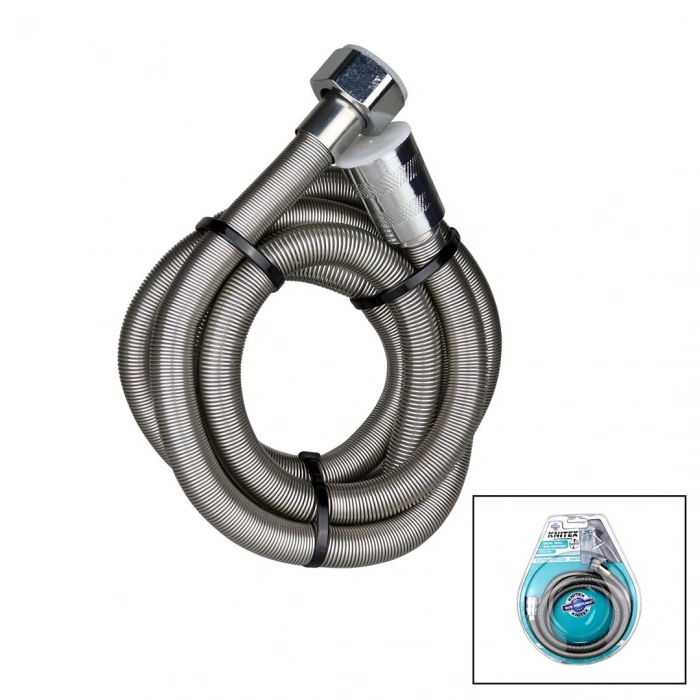 VAKUMLU   METAL YAYLI  DUŞ HORTUMU VAKUMLU 150CM (5263)