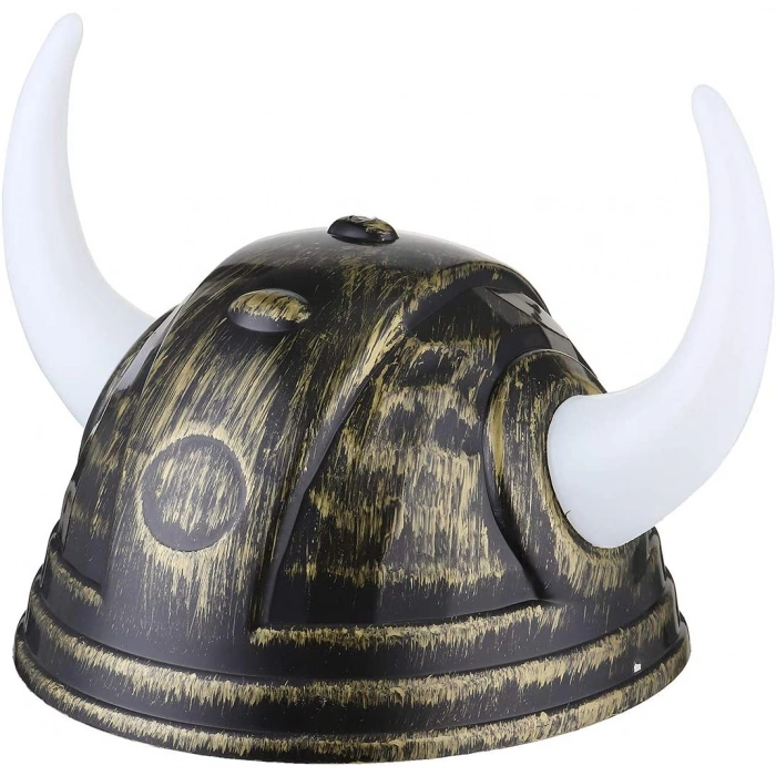 Viking Başlığı Asteriks Başlığı Altın Renk (5263)