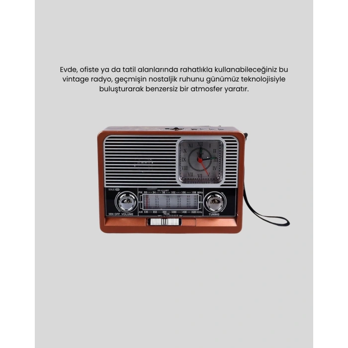 Vintage Radyo – Nostaljik Tasarım Ve Modern Teknoloji Bir Arada