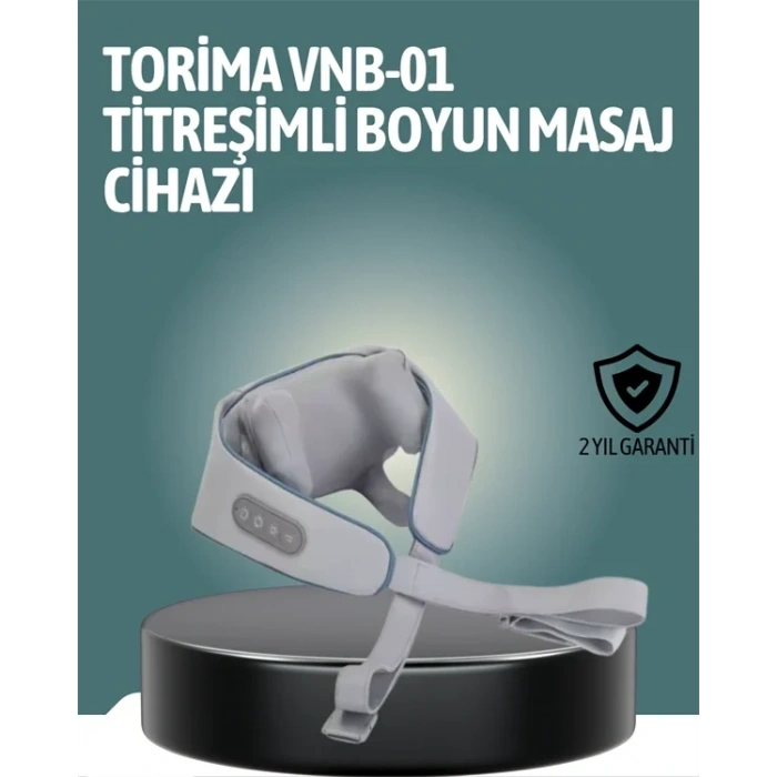 Vnb-01 Şarjlı Isıtmalı Boyun Ve Omuz Masaj Cihazı