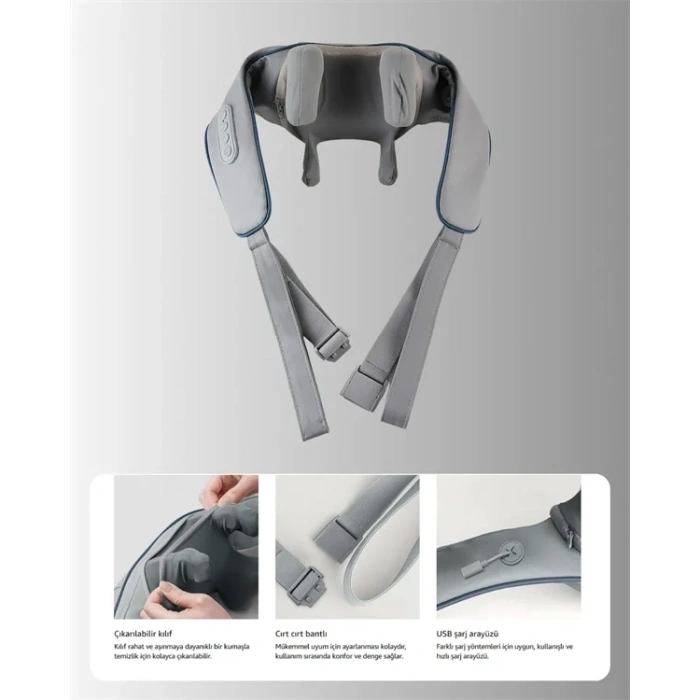 Vnb-01 U Tipi Ergonomik Boyun Masaj Cihazı