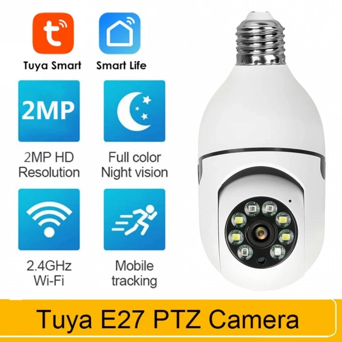 WiFi Panoramik Kamera 360 Derece Kablosuz Kamera (5263)