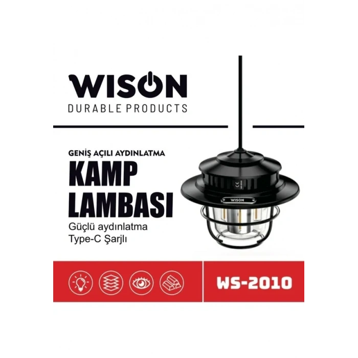 Wison WS-2010 Geniş Açılı Aydınlatma Kamp Lambası (5263)