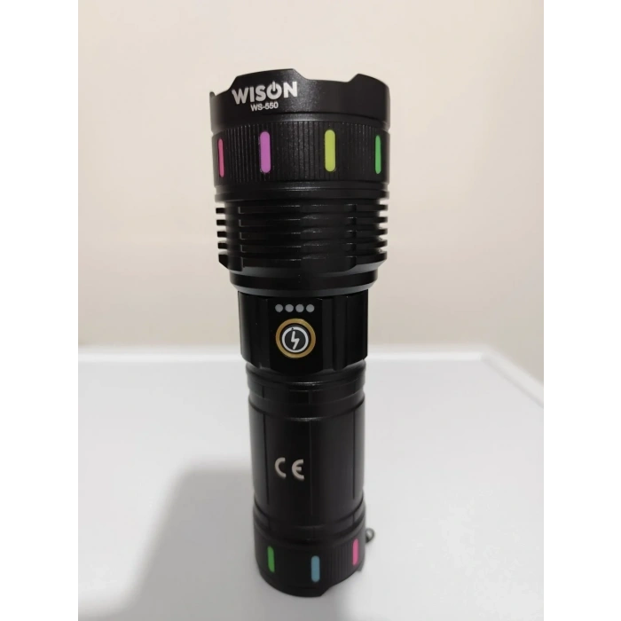 Ws-550 30w 3000 Lümen Zoomlu Profosyonel El Feneri (5263)