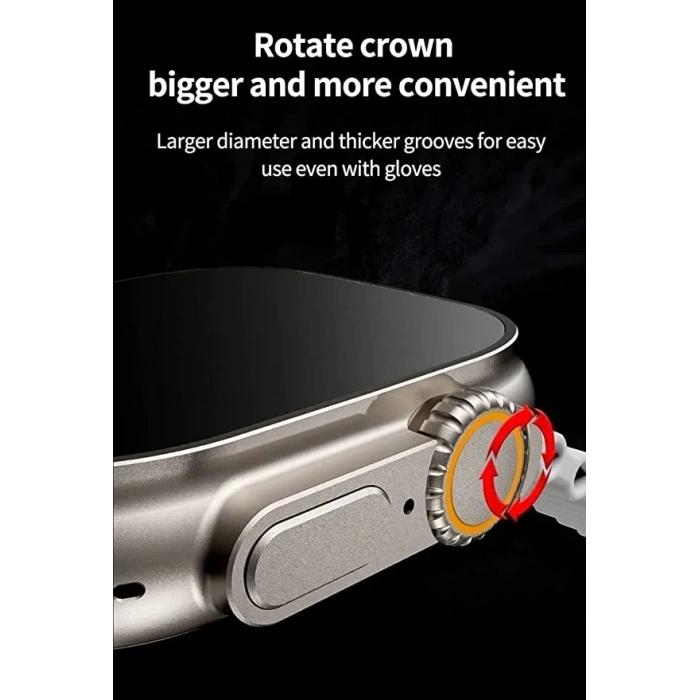 Ws28 Ultra 49mm Siri Tansiyon Ateş Nabız Ölçer Akıllı Saat