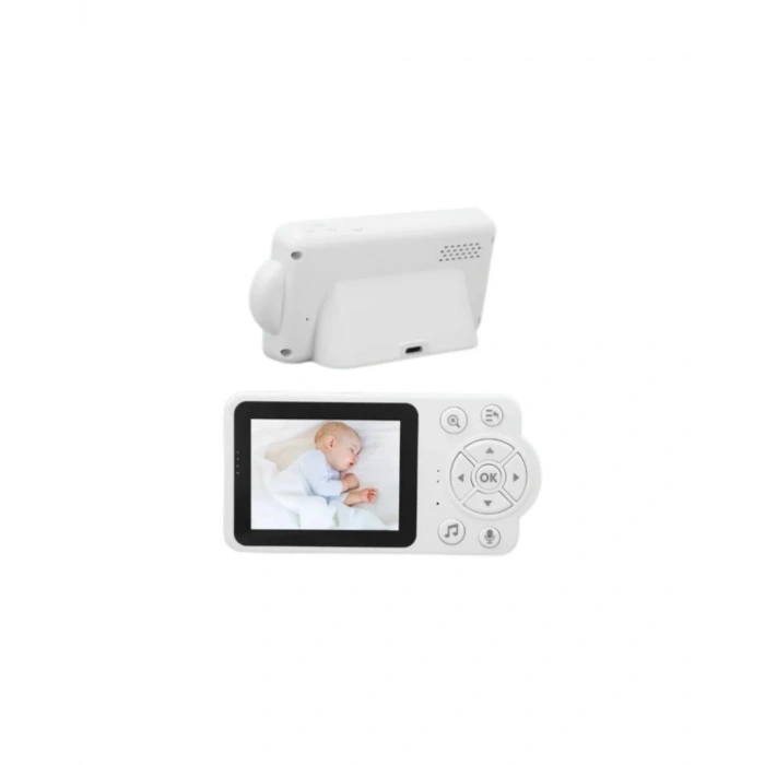 Yakınlaştırma Özellikli Gece Görüşlü Bebek İzleme Kamerası