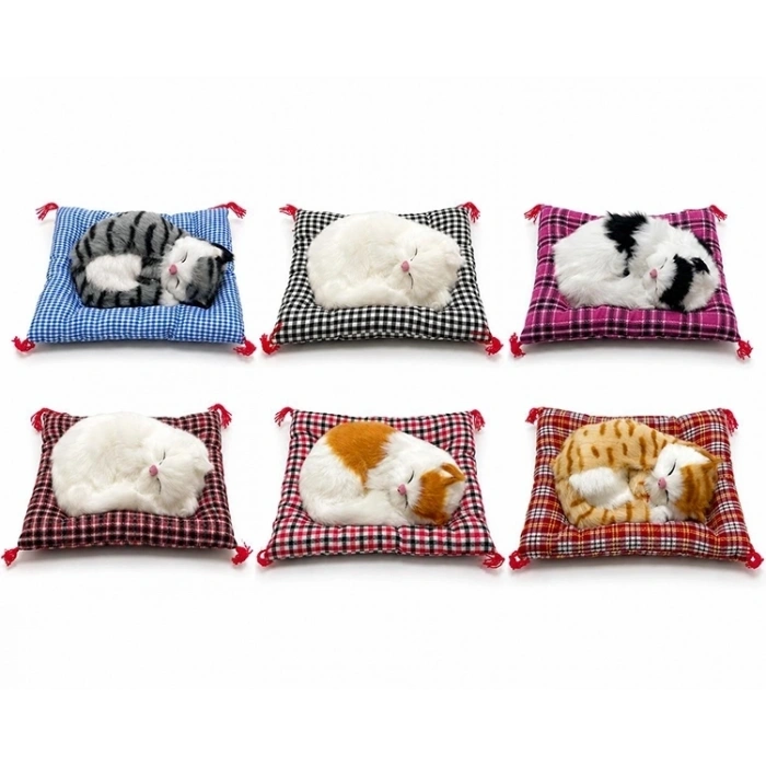 Yastıkta Uyuyan Kedi Sesli Alk25