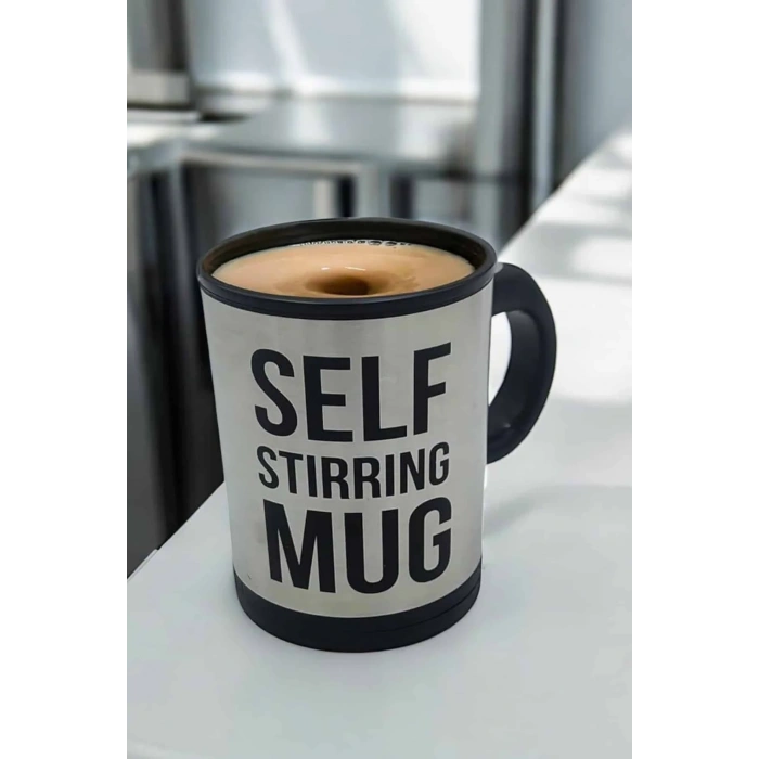 Yazılı Kupa Kendi Kendini Karıştıran Mikser Kupa Termos Bardak