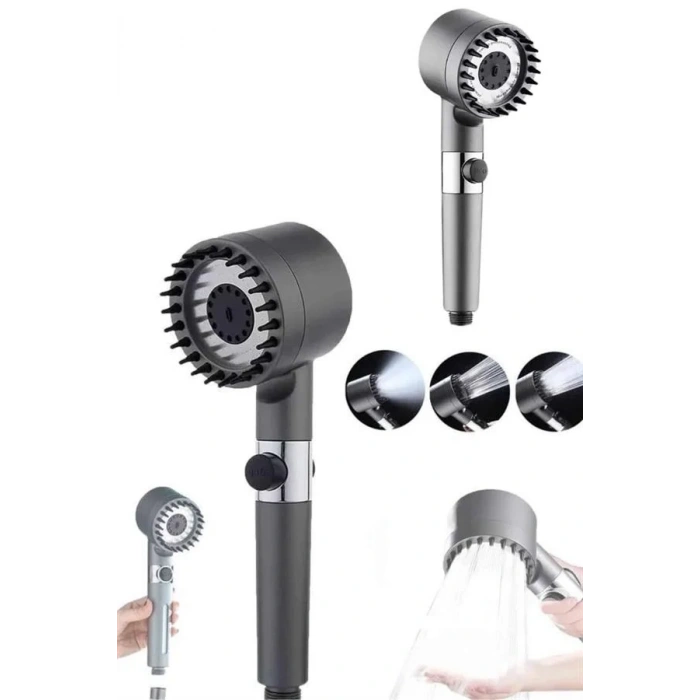 Yeni Masaj Etkili Nesil Filtreli  Duş Başlığı Fıskiyesi Duş Banyo