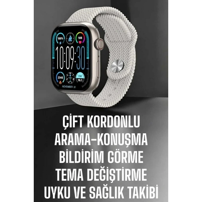 Yeni Nesil Akıllı Saat Arama Cevaplama Gps Takibi Adımsayar Nfc Özelliği