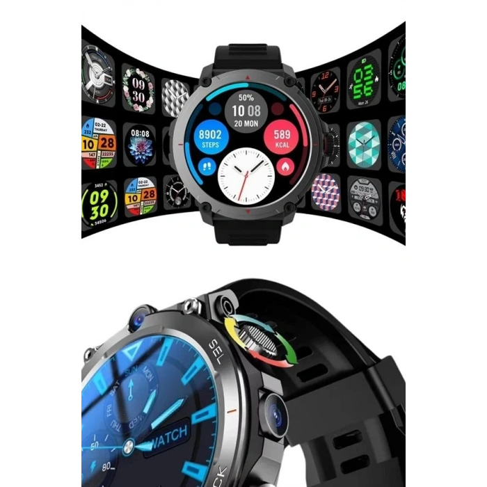 Yeni Nesil Akıllı Saat Arama Cevaplayan Uzun Pil Ömrü Müzik Dinleme