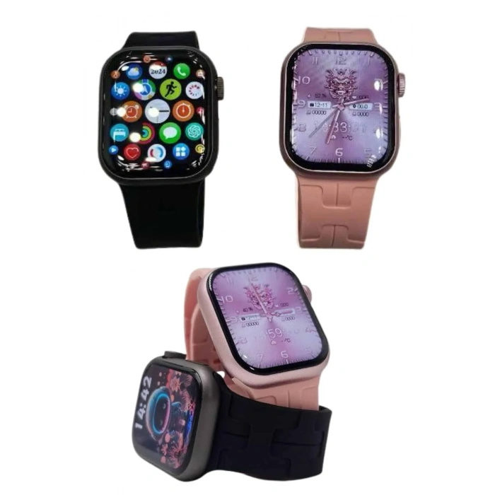 Yeni Nesil Akıllı Saat Çağrı Cevaplama Müzik Dinleme Plastik Kordon Mesaj Bildirimleri