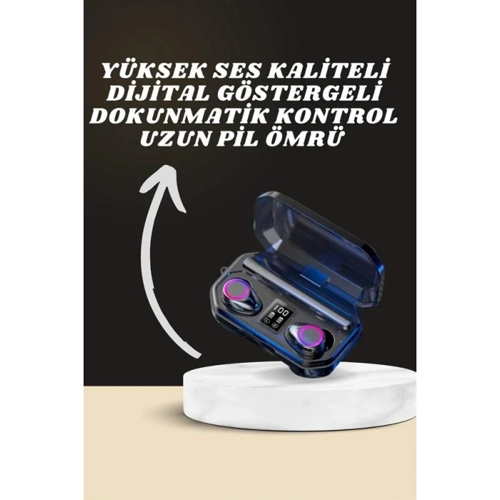 Yeni Nesil Akıllı Saat Ve Bluetooth Kulaklık Kampanyası Dijital Göstergeli Powerbankli