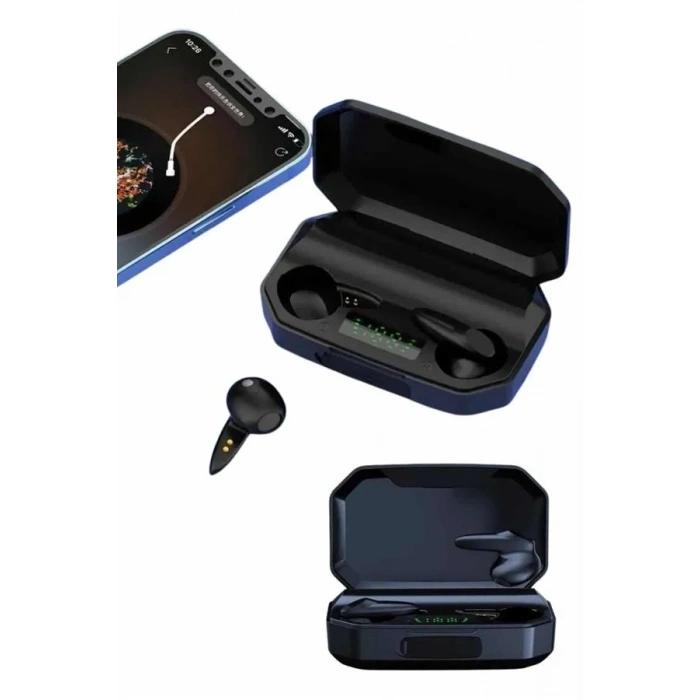 Yeni Nesil Android Ve İos Uyumlu Siyah Profesyonel  Kulaklığı