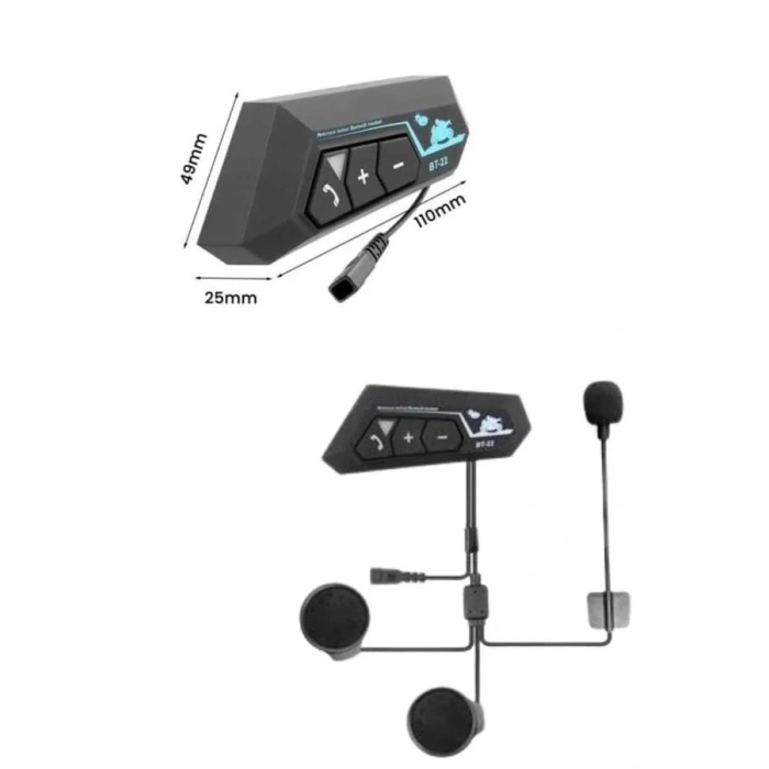 Yeni Nesil Dinleme Ve Konuşma Özellikli Intercom Kask Kulaklığı 5.0 Bluetooth